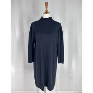 KIM ROGERS Women’s Black Sweater Dress Sz 1X